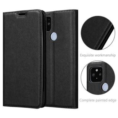 Google PIXEL 5 XL lommebokdeksel case (svart)