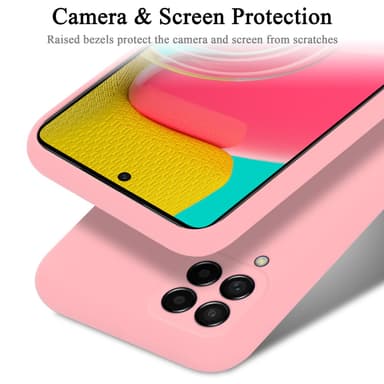 Samsung Galaxy M53 5G silikondeksel case (rosa)