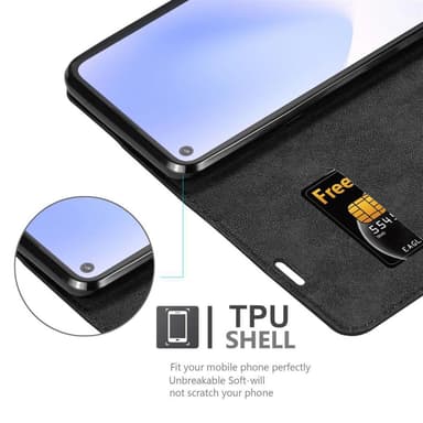Google PIXEL 5 XL lommebokdeksel case (svart)