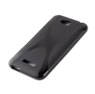 HTC Desire 616 Deksel Case Cover (svart)