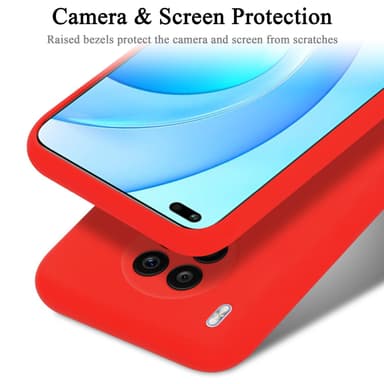 Honor 50 LITE silikondeksel case (rød)