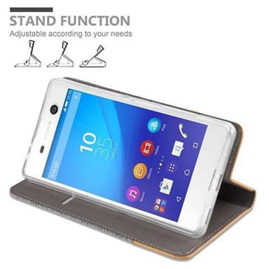 Sony Xperia M5 lommebokdeksel etui (grå)
