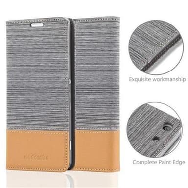 Sony Xperia M5 lommebokdeksel etui (grå)