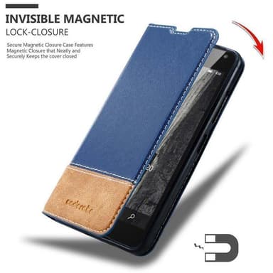 Nokia Lumia 650 Deksel Case Cover (blå)