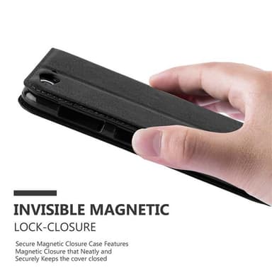 ZTE Blade S6 lommebokdeksel case (svart)
