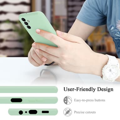 Samsung Galaxy A04s silikondeksel case (grønn)