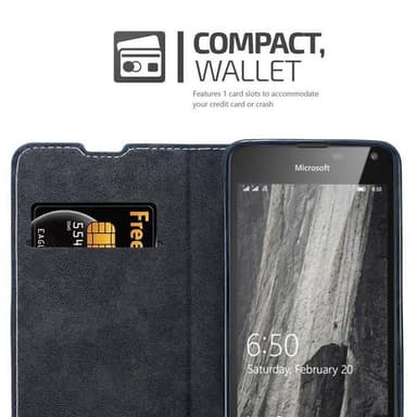 Nokia Lumia 650 Deksel Case Cover (blå)