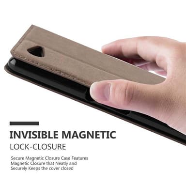 Sony Xperia E3 lommebokdeksel case (brun)