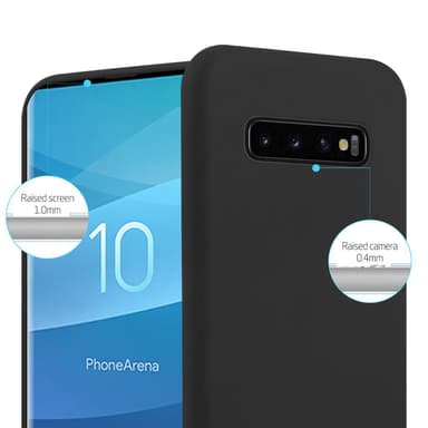 Deksel Samsung Galaxy S10 PLUS Silikon cover (svart)