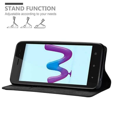 WIKO SUNNY 3 lommebokdeksel case (svart)