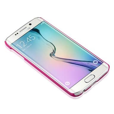 Samsung Galaxy S6 EDGE Hardt Deksel Cover (rosa)