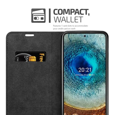 Nokia X10 / X20 lommebokdeksel case (brun)