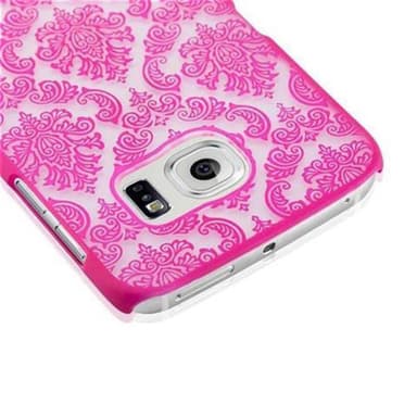 Samsung Galaxy S6 EDGE Hardt Deksel Cover (rosa)