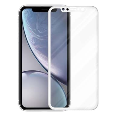 iPhone XR Skjermbeskytter Skärmskydd (hvit)