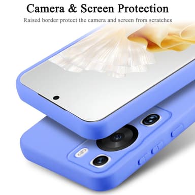 Huawei P60 Pro silikondeksel case (Lilla)