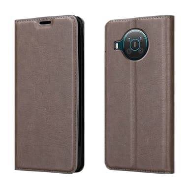 Nokia X10 / X20 lommebokdeksel case (brun)
