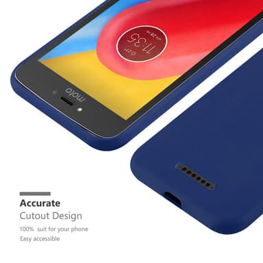 Deksel Motorola MOTO C Silikon cover (blå)