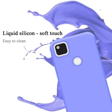 Google PIXEL 4A 5G silikondeksel case (Lilla)