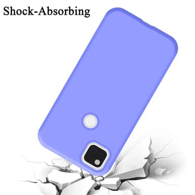Google PIXEL 4A 5G silikondeksel case (Lilla)