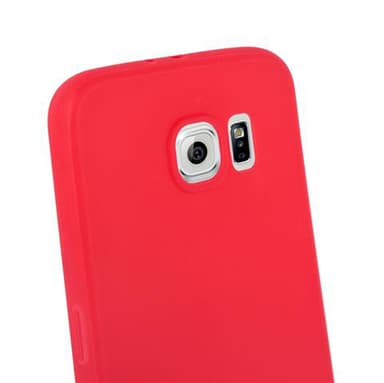 Deksel Samsung Galaxy S6 Silikon cover (rød)