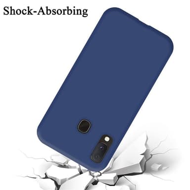 Samsung Galaxy A10e / A20e silikondeksel case (blå)