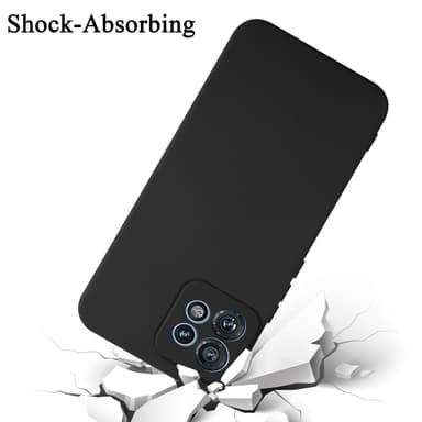 Motorola Edge 40 Pro silikondeksel case (Svart)