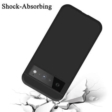 Google PIXEL 6 PRO silikondeksel case (Svart)