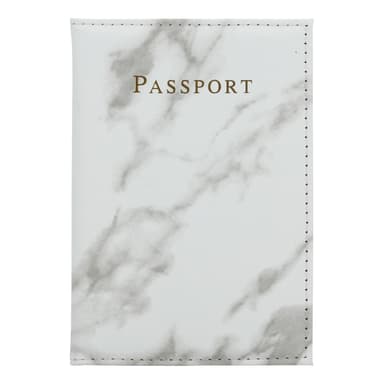 etui i kunstlær i 2 deler for beskyttelse av pass og