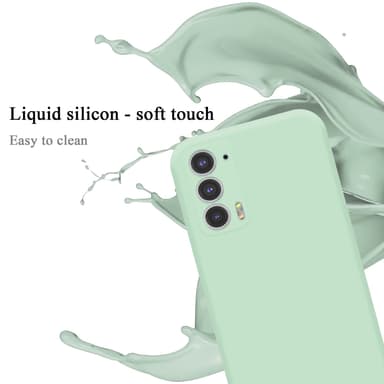 Motorola EDGE 20 silikondeksel case (grønn)