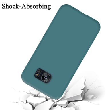 Samsung Galaxy S7 EDGE silikondeksel case (grønn)