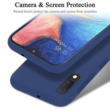 Samsung Galaxy A10e / A20e silikondeksel case (blå)