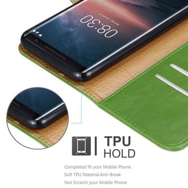 Nokia 8 Sirocco lommebokdeksel etui (grønn)