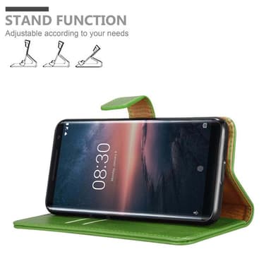 Nokia 8 Sirocco lommebokdeksel etui (grønn)