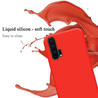 Honor 20 PRO silikondeksel case (rød)