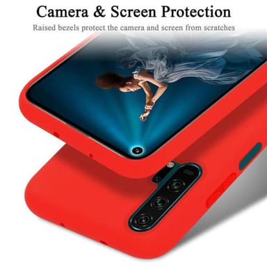 Honor 20 PRO silikondeksel case (rød)