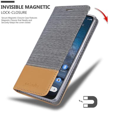 Nokia 8.3 lommebokdeksel etui (grå)