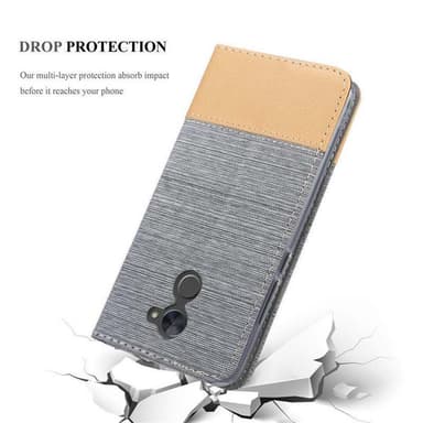 Huawei Enjoy 7 PLUS lommebokdeksel etui (grå)