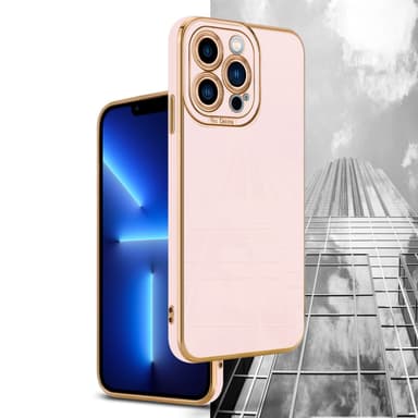 iPhone 13 PRO MAX silikondeksel cover (rosa)
