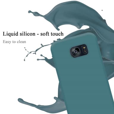 Samsung Galaxy S7 EDGE silikondeksel case (grønn)