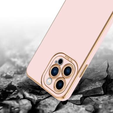 iPhone 13 PRO MAX silikondeksel cover (rosa)