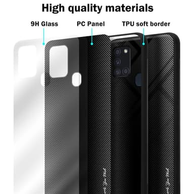 Samsung Galaxy A21s Deksel Case Cover (svart)