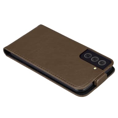 Samsung Galaxy S22 PLUS deksel flip cover (brun)