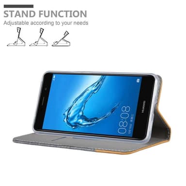 Huawei Enjoy 7 PLUS lommebokdeksel etui (grå)
