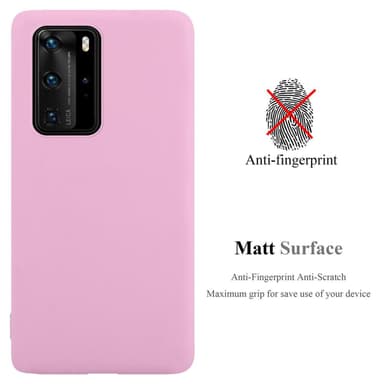 Deksel Huawei P40 PRO / P40 PRO+ Silikon cover (rosa)