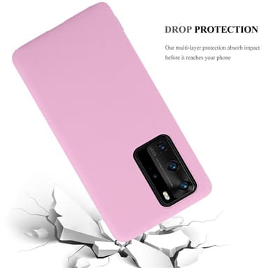 Deksel Huawei P40 PRO / P40 PRO+ Silikon cover (rosa)