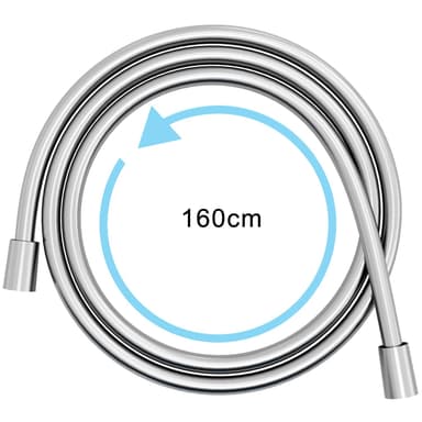 Universal Dusjslange 150cm PVC Knutefri dusjopplevelse