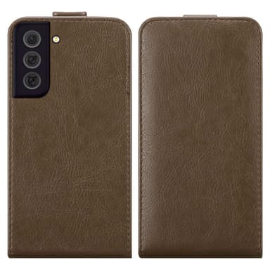 Samsung Galaxy S22 PLUS deksel flip cover (brun)