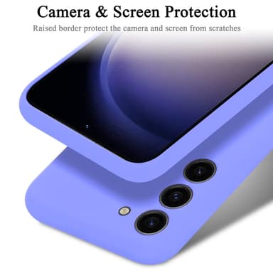 Samsung Galaxy S23 silikondeksel case (lilla)