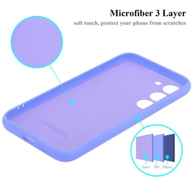 Samsung Galaxy S23 silikondeksel case (lilla)