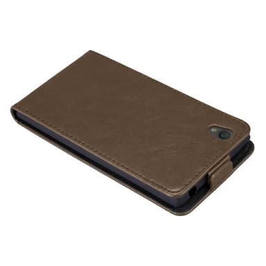 Sony Xperia L1 deksel flip cover (brun)